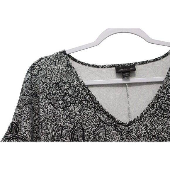 J Jill Wearever Collection Dress Large Petite Floral Stretch Preppy Casual - Picture 5 of 13